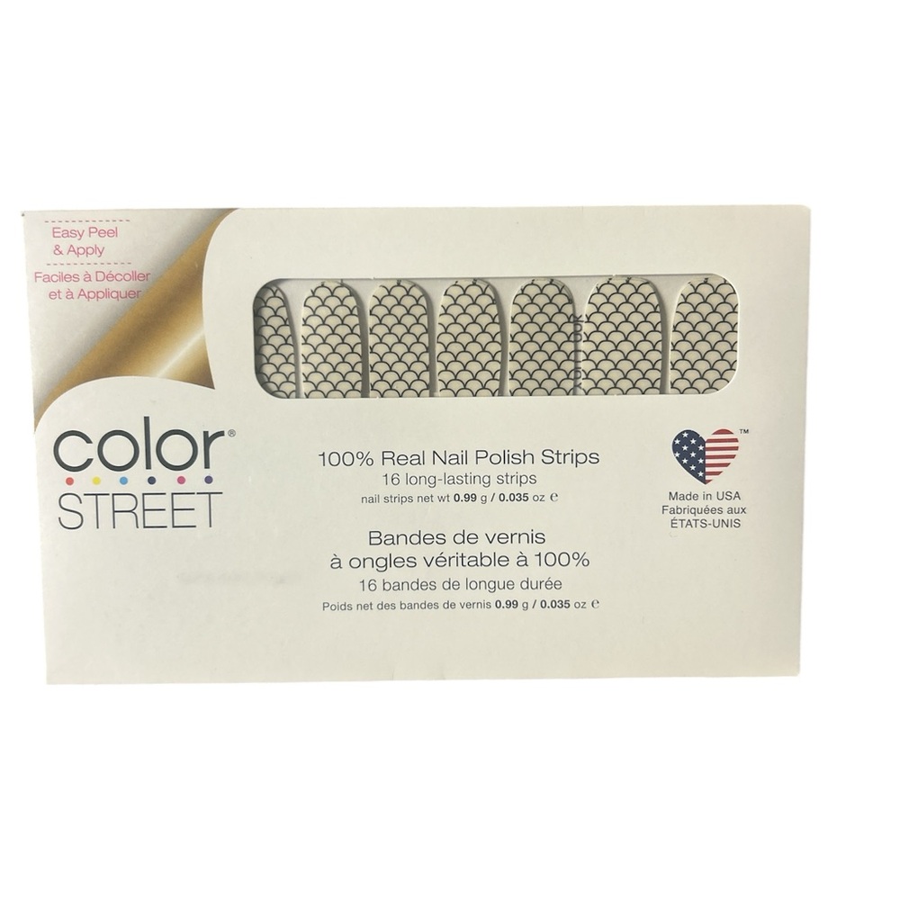 Color Street Black and White Nail Strips